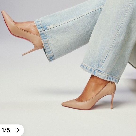 Christian Louboutin Women's Cream Pumps - Picture 2 of 12